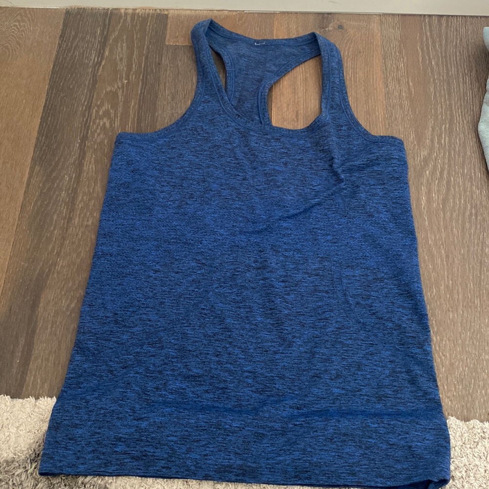 Blue lululemon tank